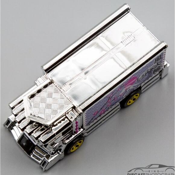 Mattel Hot Wheels 2021 Raijin Express Chrome Japanese Mount Fuji Truck Toy NEW - Picture 6 of 8